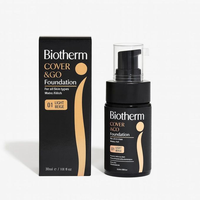 Biotherm Cover&Go Foundation Matte Finish 30ml 01 Light Beige