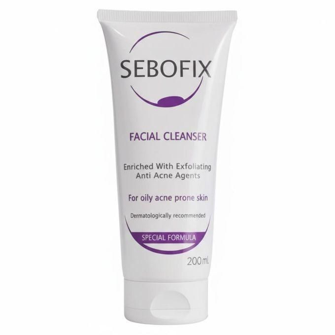 SEBOFIX Anti-Acne Facial Cleanser with Exfoliating Agents for Oily Skin - 200ml