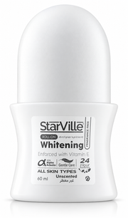 Whitening Antiperspirant Roll-On – Fragrance Free - Unscented - 60ml