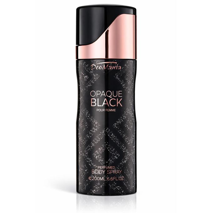 OPAQUE BLACK PERFUMED BODY SPRAY For Woman 200 ml