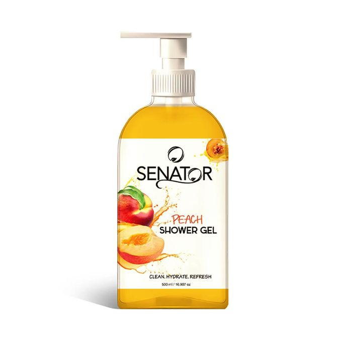 Senator Peach Shower Gel – Clean, Hydrate & Refresh 500ml
