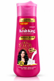Damage Repair Shampoo with Milk Protein & 21 Ayurvedic Herbs – 340 ml