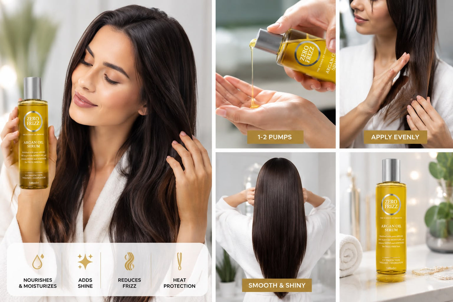ARGAN OIL SERUM UV PROTECTION MAXIMUM HYDRATION 148ml