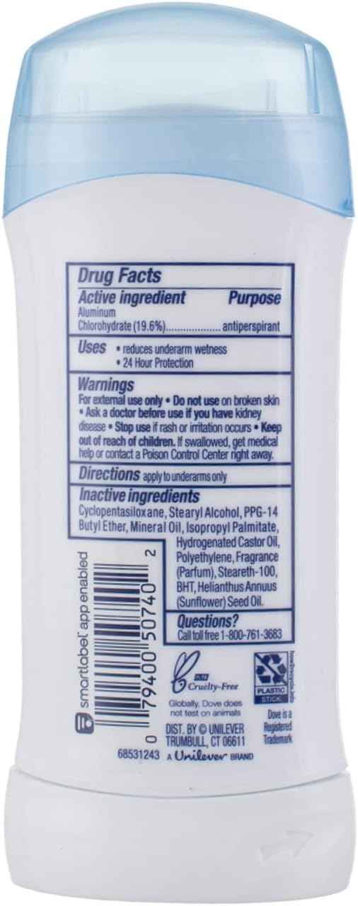 Sensitive Antiperspirant Deodorant Stick – Gentle Protection for Sensitive Skin 74g