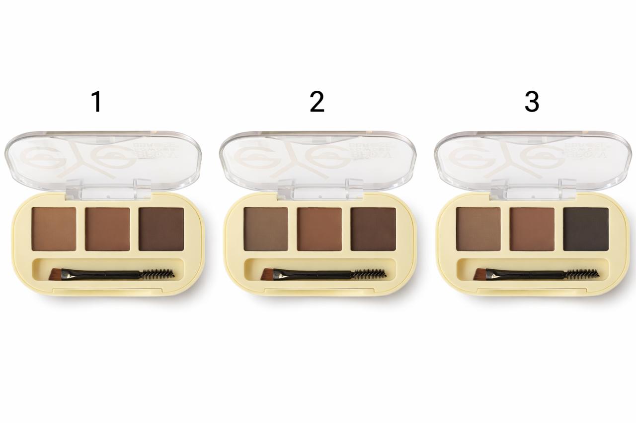 Eye Brow Powder Kit with Brush – 3 Color 4.5g