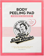 Mom’s Bath Recipe Body Peeling Pad Pack 8pcs – Foam Exfoliation for Smooth Skin