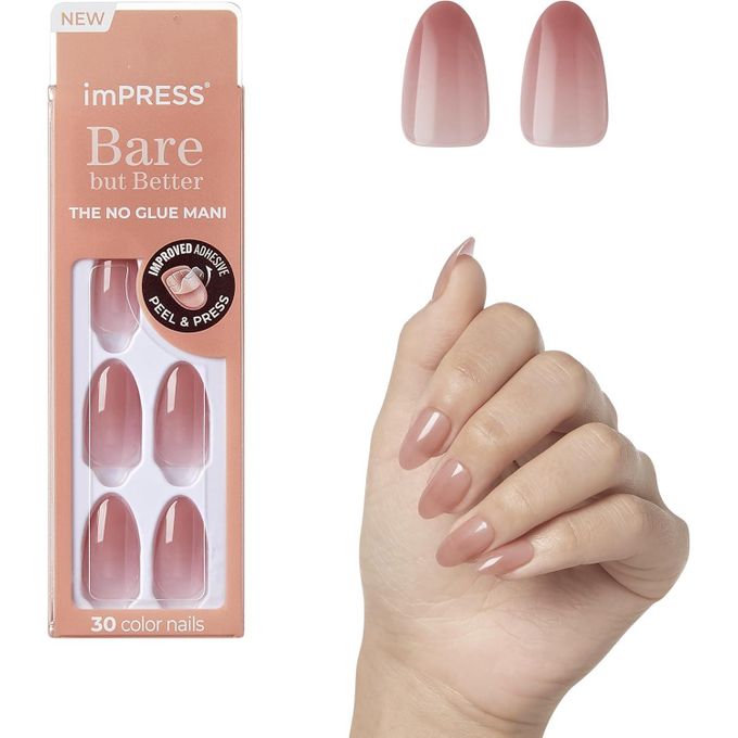 Kiss imPRESS THE NO GLUE MANI IMCB02C Serenity 30 Nails