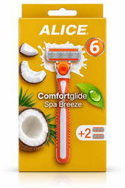ALICE Comfortglide Spa Breeze Coconut Razor
