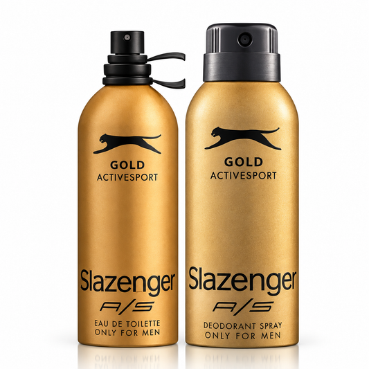 ActiveSport Men’s Gift Set Gold  – Eau de Toilette 125 ml + Deodorant Spray 150 ml