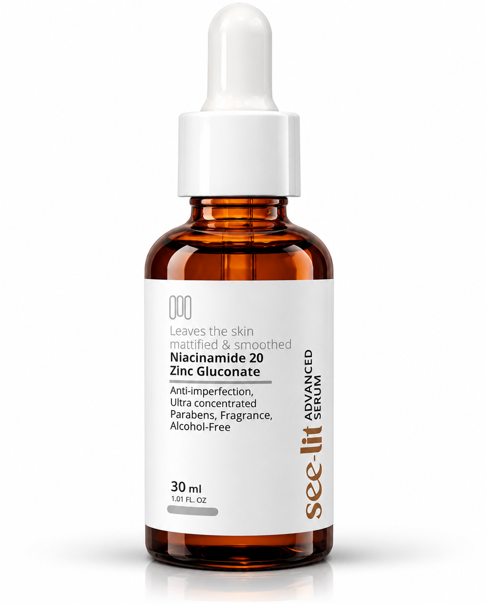 Leaves the skin mattified & smoothed -30 ml