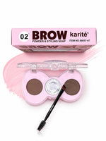 BROW POWDER & STYLING SOAP WATERPROOF 3D SHAPING 2 in 1 with brush 3g+2g