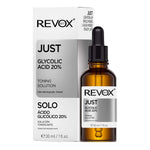 JUST GLYCOLIC ACID 20% TONING SOLUTION Dermatologically Tested 30ml