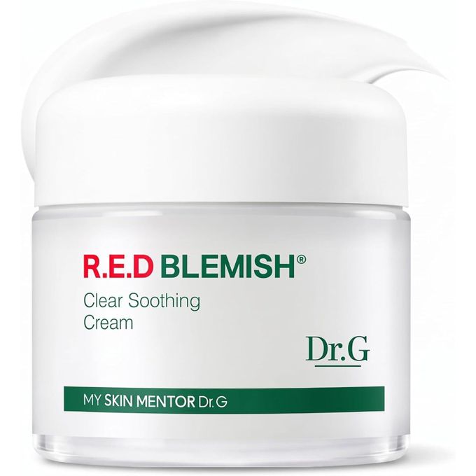 Dr.G R.E.D BLEMISH Clear Soothing Cream – Lightweight Moisturizer for Sensitive & Irritated Skin - 70ml