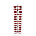 Merrycolor Glossy paint 24 NAILS - shade 1 - Maroon