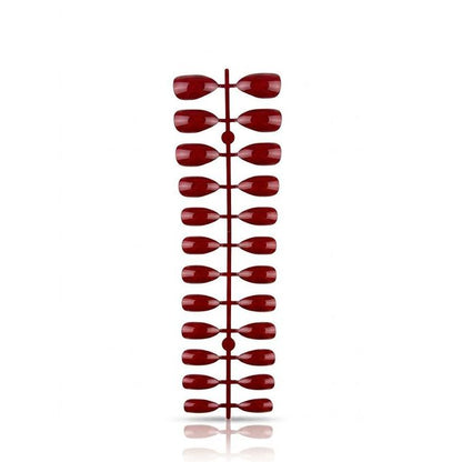 Merrycolor Glossy paint 24 NAILS - shade 1 - Maroon