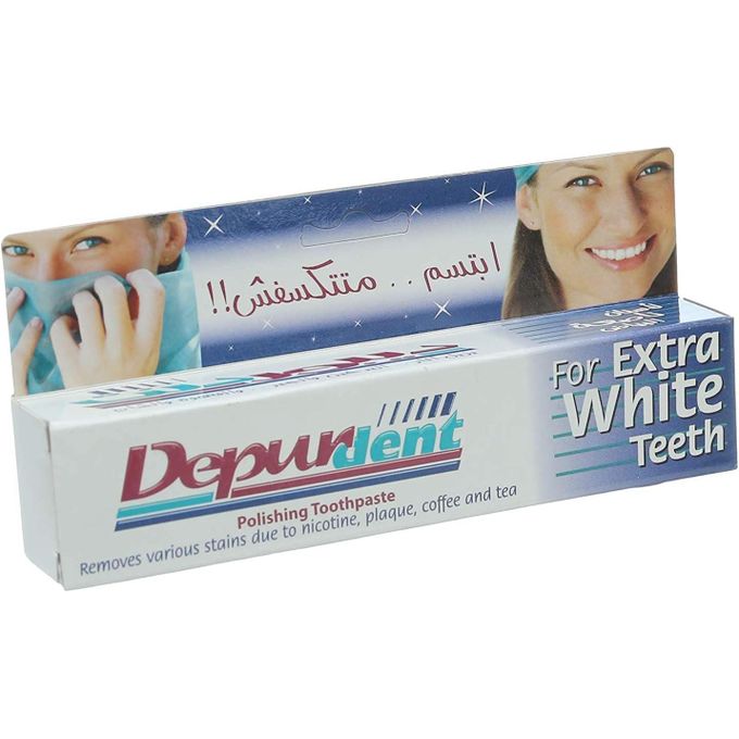 Depurdent Polishing Toothpaste – For Extra White Teeth 13ml 2 pack