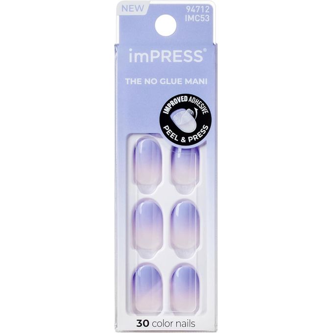 Kiss imPRESS THE NO GLUE MANI IMC53C Frienzone 30 Nails