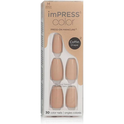 imPRESS THE NO GLUE MANI IMC506C LATTE 30 Nails