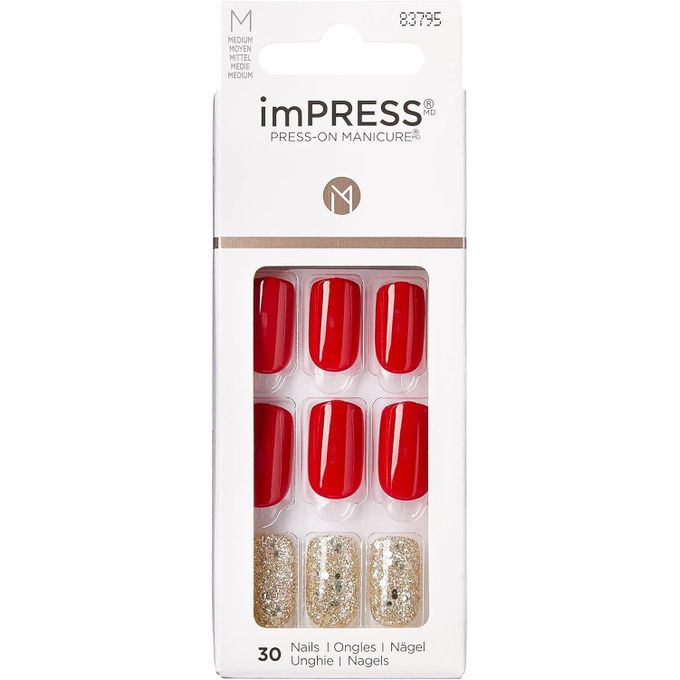 Kiss imPRESS PRESS-ON MANICURE KIMM09C Last Love 30 Nails