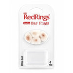 RedRings Vaseline Ultra Soft Ear Plugs, 4 Pieces