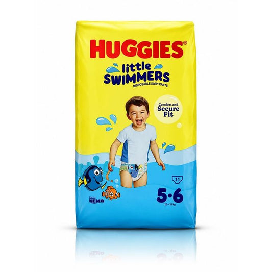 Huggies Little Swimmers Disposable Swim Pants – Size 5-6 (12-18 kg) – 11 Pants