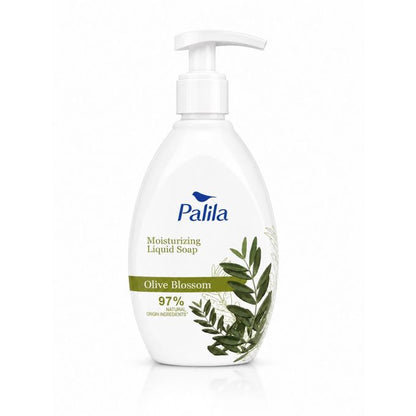 Palila Moisturizing Liquid Soap -97% NATURAL ORIGIN INGREDIENTS- Hand Soap - Olive Blossom - 500ml
