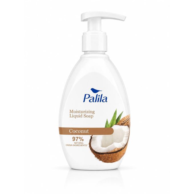 Palila Moisturizing Liquid Soap -97% NATURAL ORIGIN INGREDIENTS - Hand Soap - Coconut - 500ml