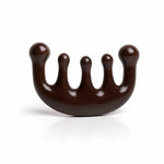 Ergonomic Handheld Scalp Massager Comb – Smooth Resin Head Massage Tool with Rounded Prongs for Relaxation & Hair Care