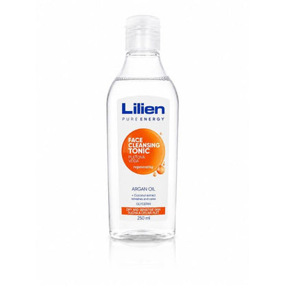 Lilien PURE ENERGY - FACE CLEANSING TONIC WATER - ARGAN OIL - GLYCERIN - 250ml