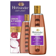 ONION & 7 Seeds Hair Oil With Nourish Tube Makes Hair Longer & Shinier Silicone & Paraben Free 280 ml