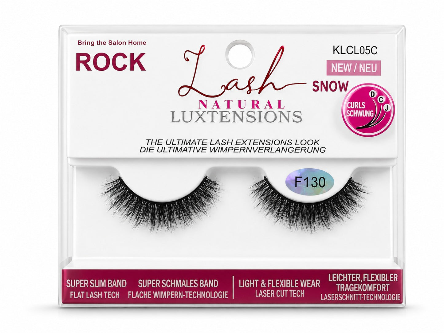 Lash NATURAL SNOW SHIRLEY CURLS SCHWUNG - F 130
