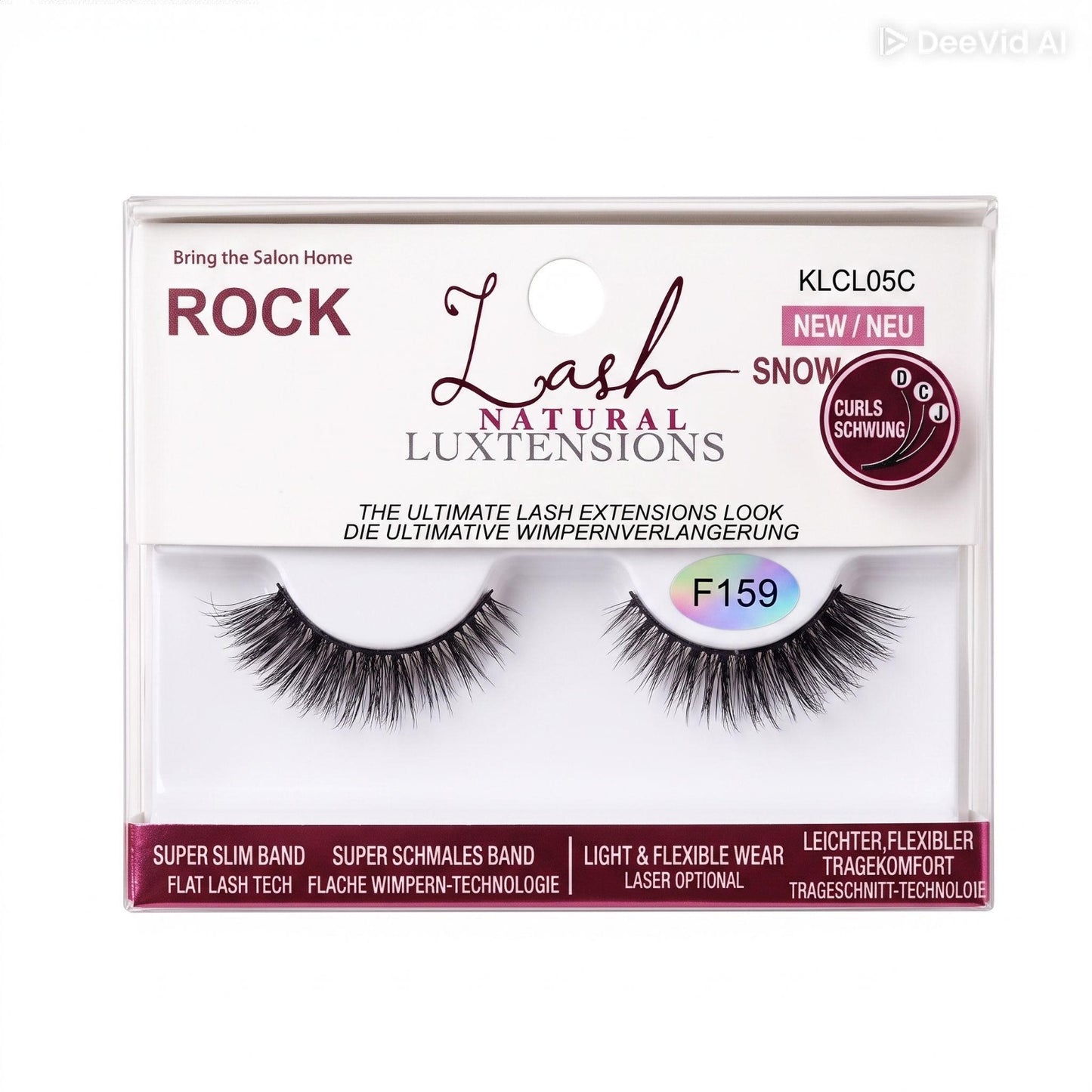 Lash NATURAL SNOW SHIRLEY CURLS SCHWUNG - F 159