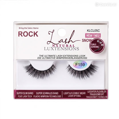 Lash NATURAL SNOW SHIRLEY CURLS SCHWUNG - F 159