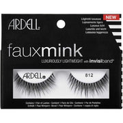 Ardell Faux Mink 812 False Eyelashes - Medium Volume Long Length with Invisiband