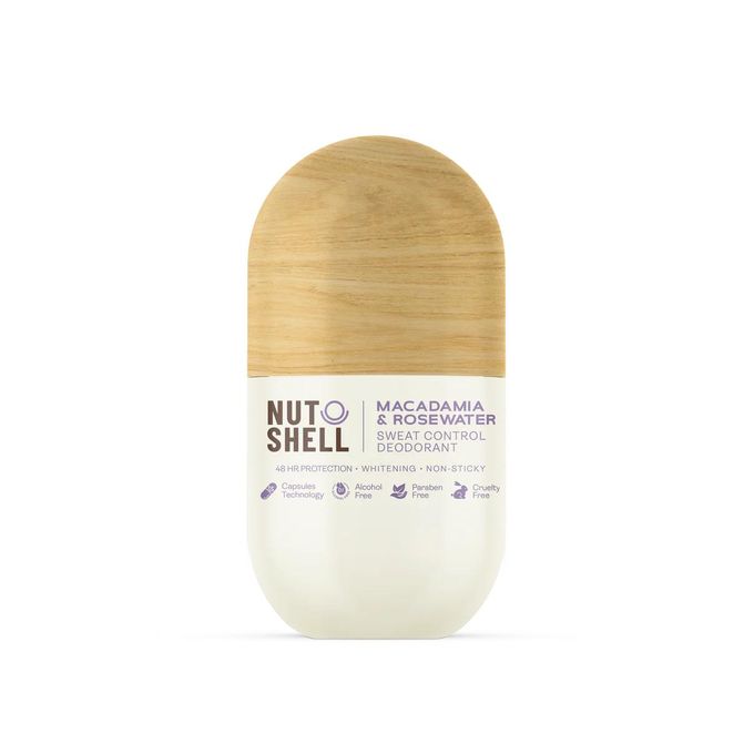 Nutshell Macadamia & Rosewater Roll On Deodorant 50ml