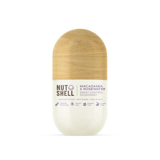Nutshell Macadamia & Rosewater Roll On Deodorant 50ml