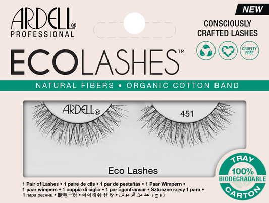 EcoLashes™ Consciously Crafted Natural Fiber False Eyelashes style 451
