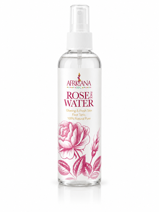 ROSE WATER GLOWING & FRISH SKIN Face Tonic 100% natural Pure 250ml