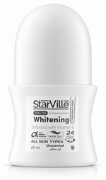 Whitening Antiperspirant Roll-On – Fragrance Free - Unscented - 60ml
