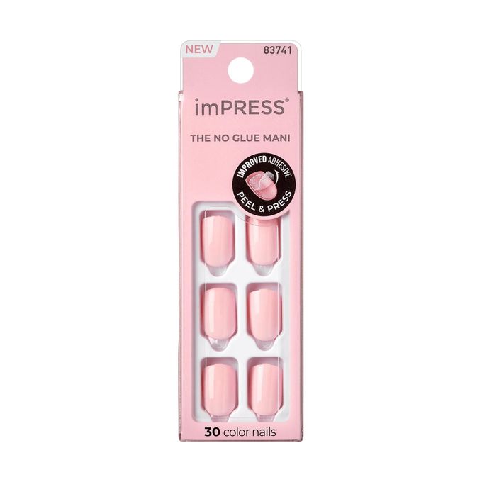 imPRESS THE NO GLUE MANI KIMC002C pick me pink 30 Nails