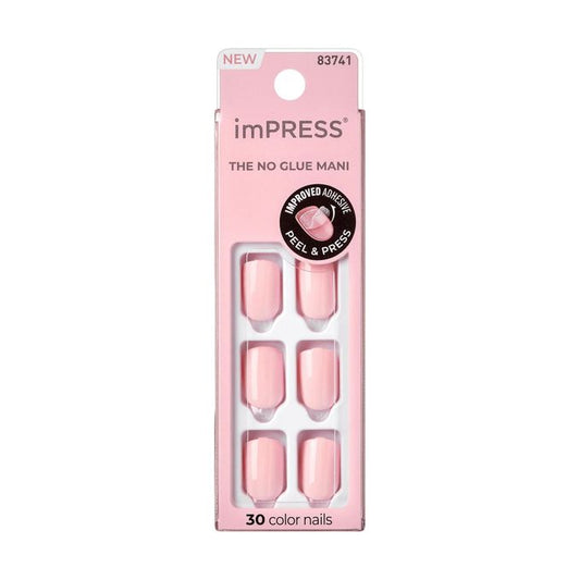 imPRESS THE NO GLUE MANI KIMC002C pick me pink 30 Nails
