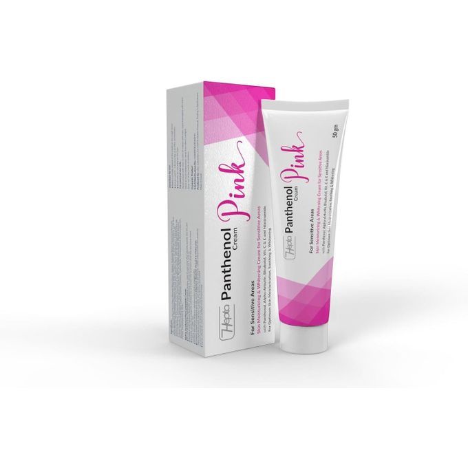 Hepta Panthenol Pink Cream – Whitening & Moisturizing Cream for Sensitive Areas 50g