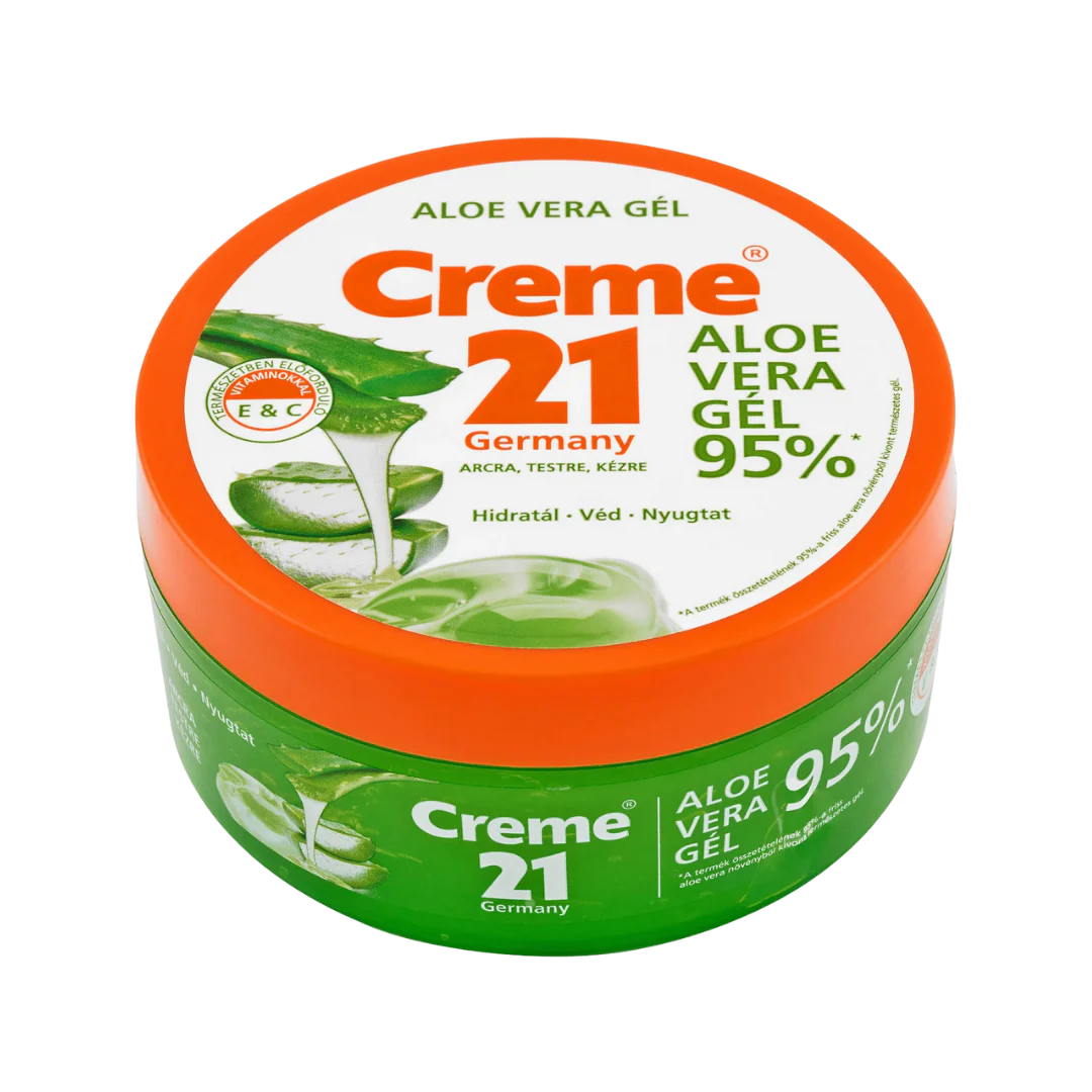 Aloe Vera GEL Creme 21 Germany for FACE - BODY - HANDS - 300ml