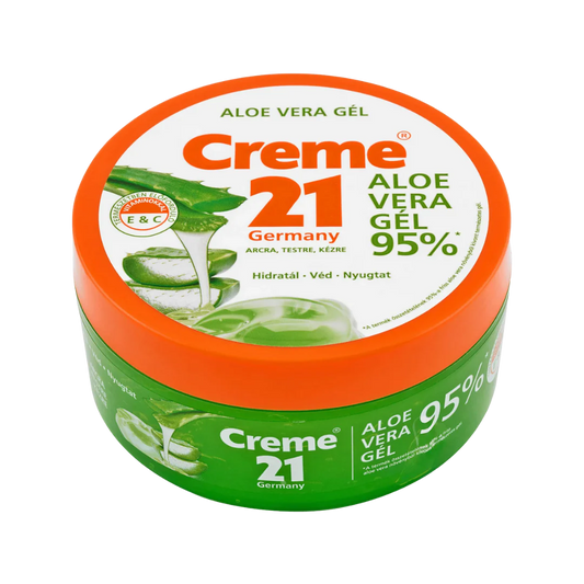 Aloe Vera GEL Creme 21 Germany for FACE - BODY - HANDS - 300ml