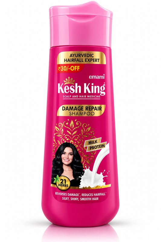 Damage Repair Shampoo with Milk Protein & 21 Ayurvedic Herbs – 200 ml