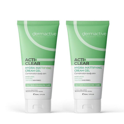 dermactive ACTI-CLEAR Hydra-Mattifying Gel 50ml 1+1 Offer