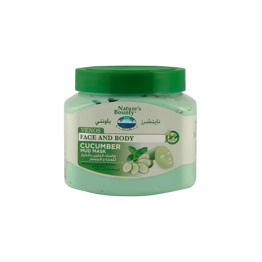 VENOS FACE AND BODY CUCUMBER MUD MASK - 560ml