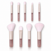 Makeup Brush Set Sweet - Glam Travel Kit - MK3-282B - 9PCS