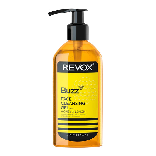 Buzz FACE CLEANSING GEL with HONEY & LEMON 180ml