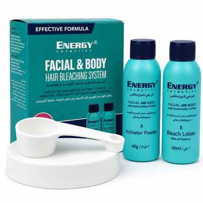 Energy Cosmetics FACIAL & BODY HAIR BLEACHING SYSTEM 60 ML+40ML